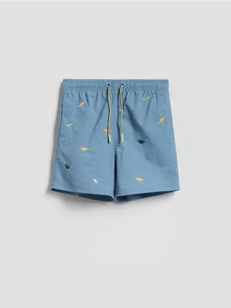 Трусы Reserved с вышивкой синие