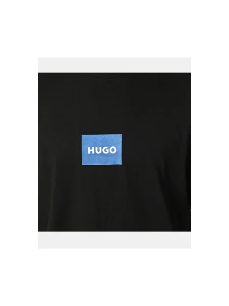 HUGO Tričko Nayonix modrá biela čierna