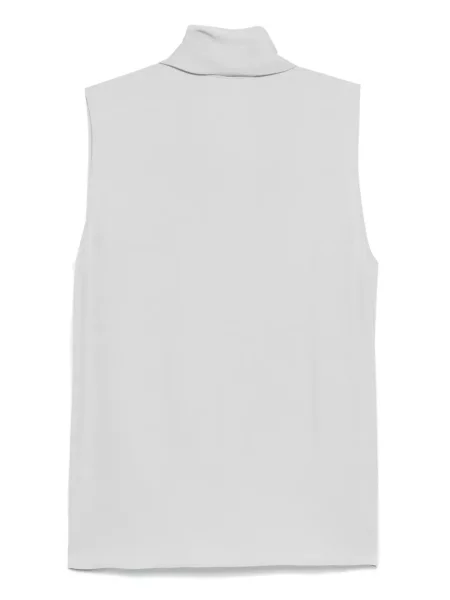 Top Patrizia Pepe din crep gri