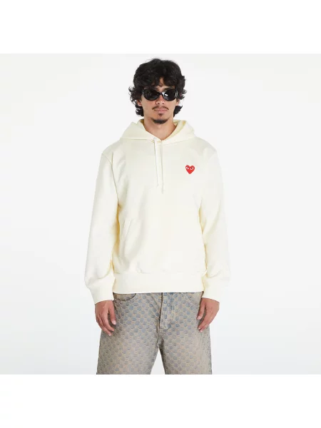Hanorac Comme des Garçons PLAY Hoodie Ivory L