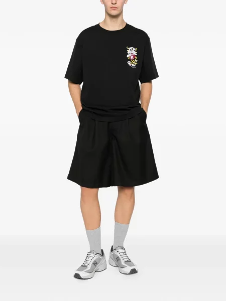Tricou Kenzo cu broderie negru