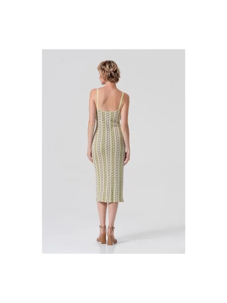 Fracomina Rochie tricotată deschis galben