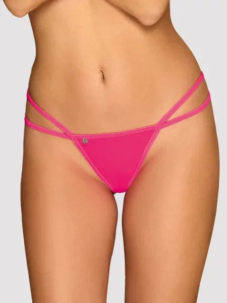 Эротические трусики стринг с цепочками Стринги_Obsessive_Chainty рожеві