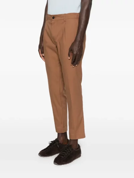 Pantaloni Entre Amis maro