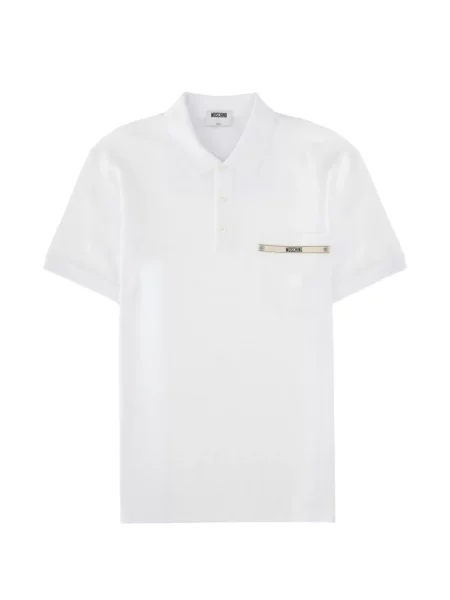 Polo Moschino alb