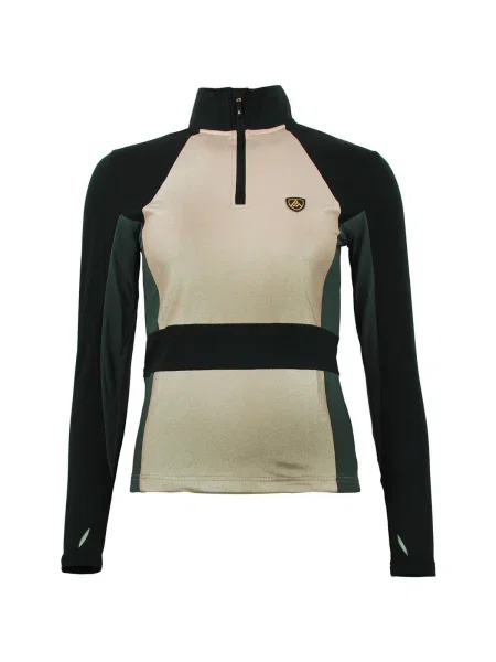 Tricou mânecă lungă Peak Mountain auriu