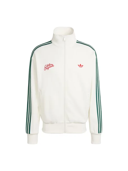Φούτερ adidas Tt Off White/ Collegiate Green XL λευκό