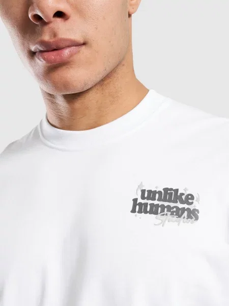 Unlike Humans T-Shirt Crafted biała