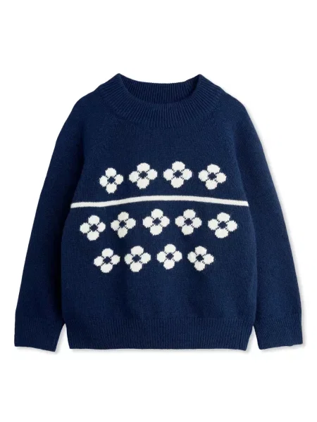 Sweter dziecięcy Mini Rodini niebieski