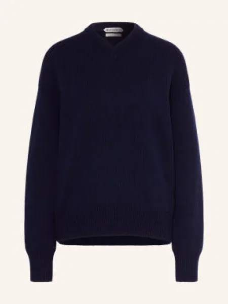 Jw Anderson Kašmírový Svetr tmavě modrá