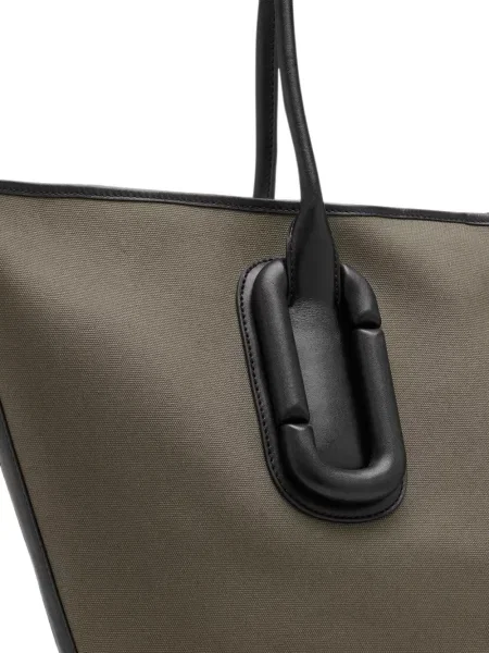 Geantă shopper Marc Jacobs din canvas maro