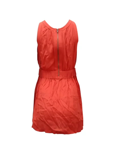 Rochie mini Iro cu gât halter de costum portocaliu
