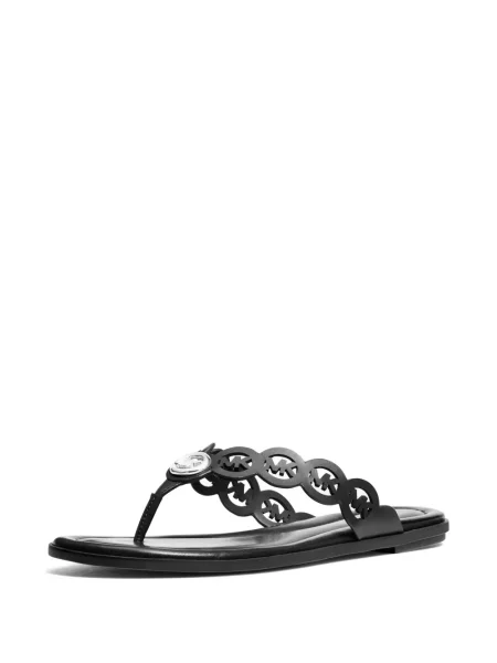 Sandale Michael Michael Kors cu model floral cu aplicații negru
