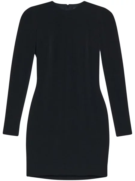Rochie maxi Balenciaga lungă de costum negru