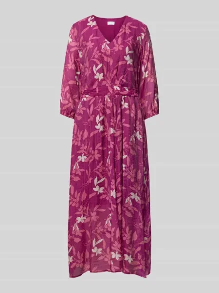 Sukienka midi z nadrukiem na całej powierzchni Jake*s Collection