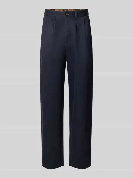 Barbour Spodnie Chino Yorklane O Regularnym Kroju blau granatowe