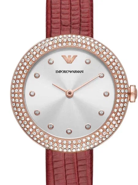 Zegarek Emporio Armani brązowy