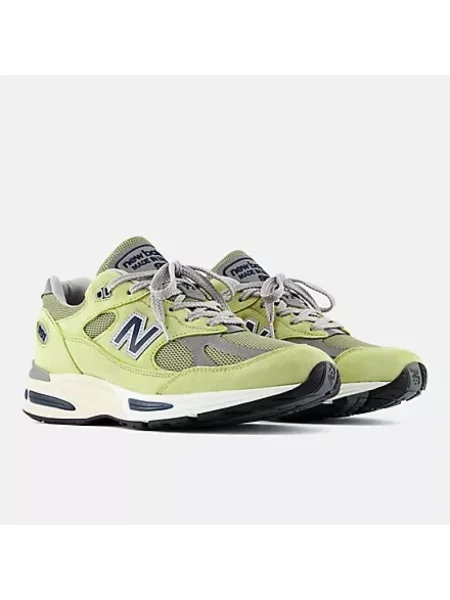 Sneakersy New Balance zamszowe zielone