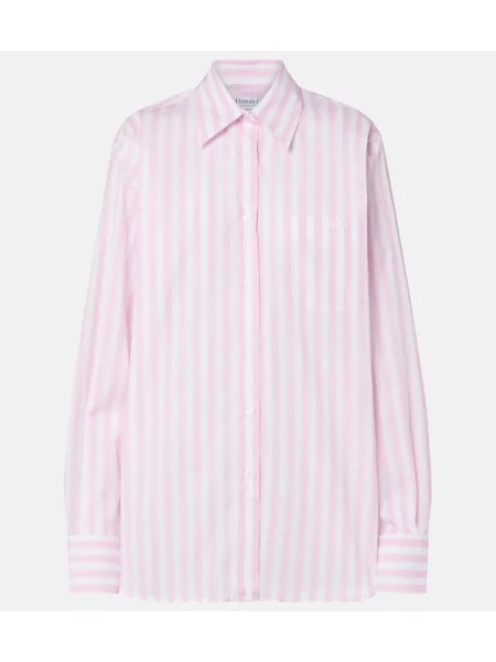 Košeľa Hunza G s výšivkou popelín biela