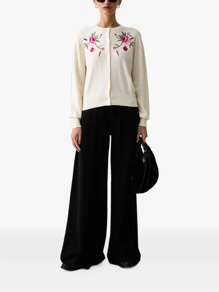 Cardigan Kenzo cu autograf alb