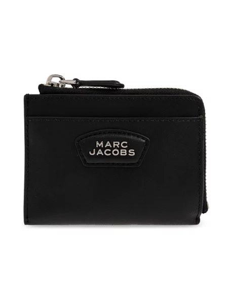 Portfel Marc Jacobs skórzany czarny