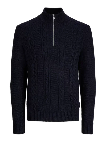JACK & JONES Pulover JJJAMES închis albastru