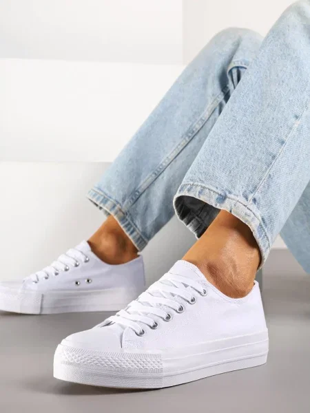 Teniși înalți Tiloria Albi alb