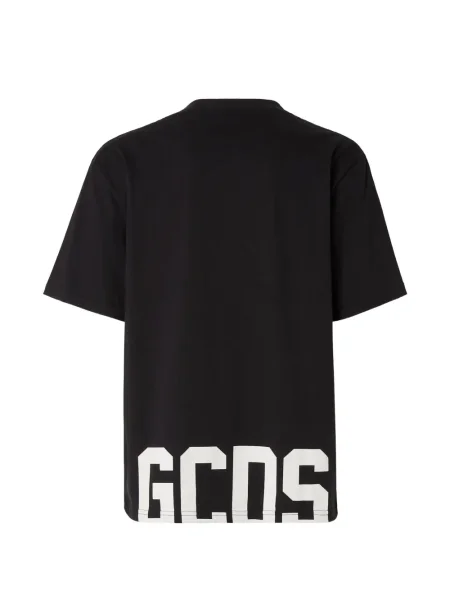 Тениска Gcds с автограф черно