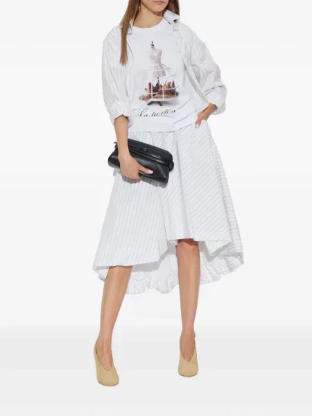 Tricou Moschino cu imagine alb