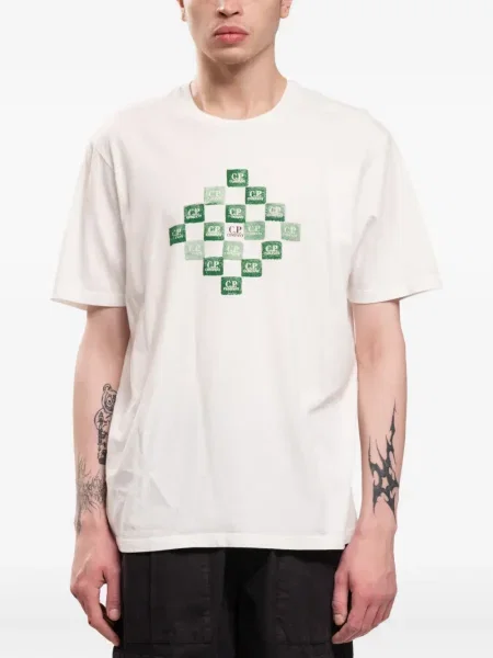 Tricou C.p. Company cu imagine alb