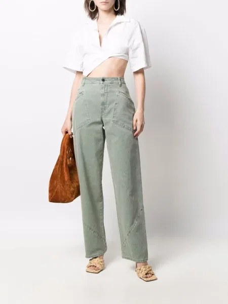 Pantaloni Alberta Ferretti verde
