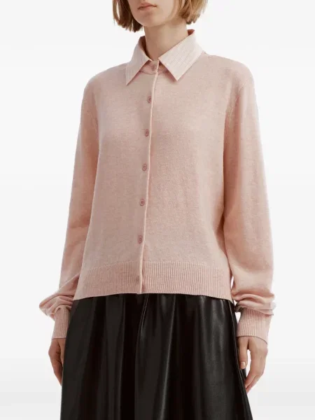 Gulerat cardigan B+ab roz