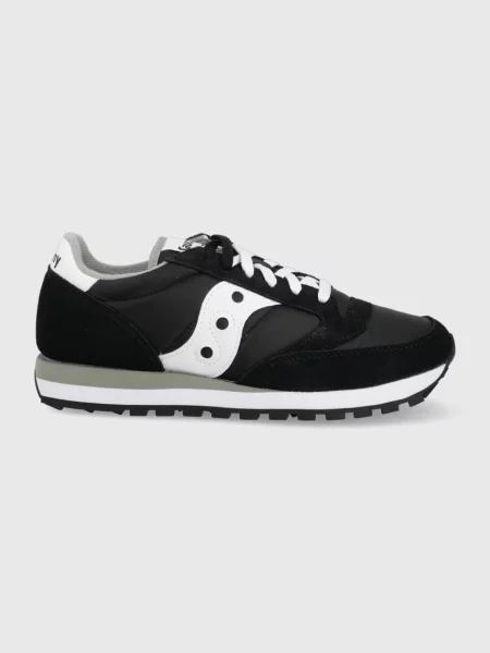 Sneakersy Saucony Jazz skórzane do biegania czarne