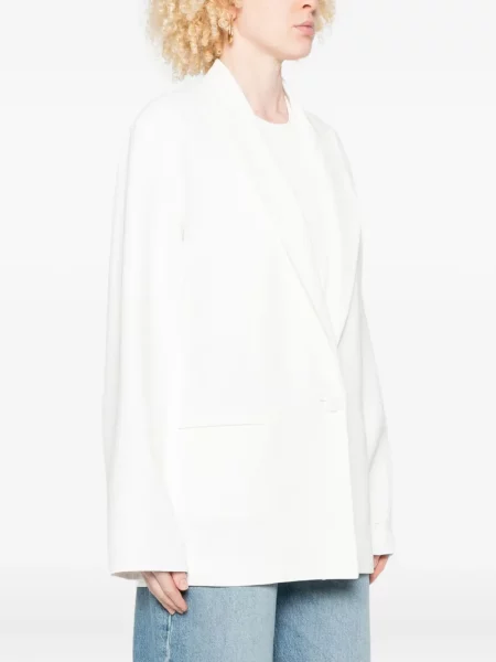 Sacou Alberta Ferretti alb