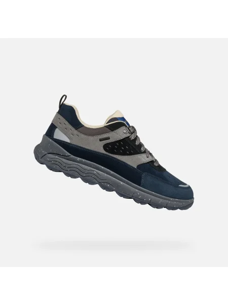 Sneakerși Geox albastru