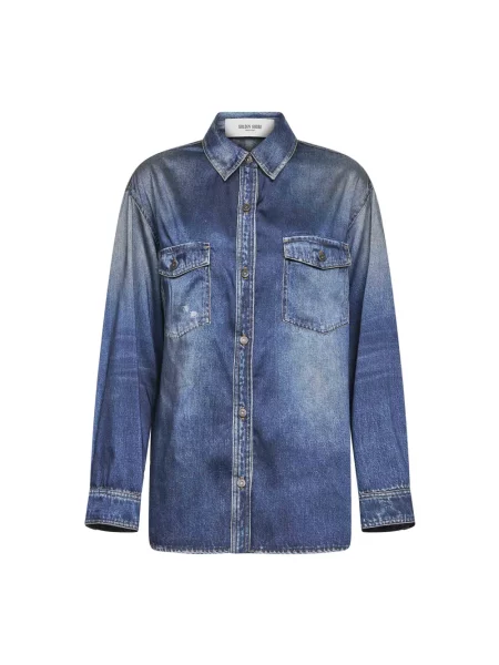 Bluzka Golden Goose niebieska