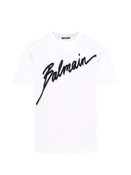 Hímzett póló Balmain fehér