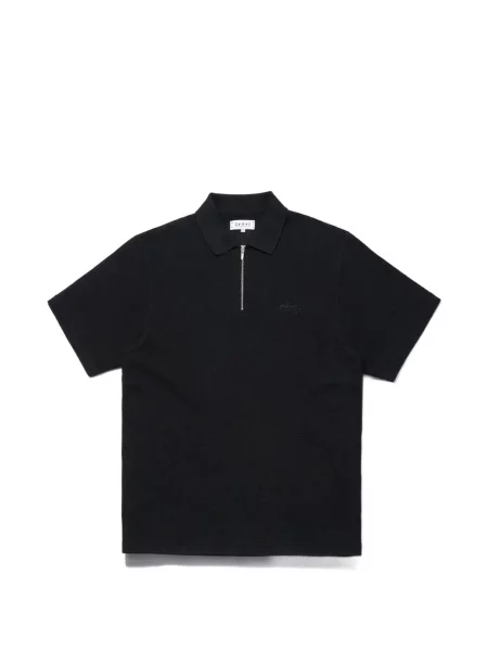 Polo Edwin cu broderie negru