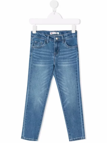 Jeansy skinny dziecięce Levi's niebieskie