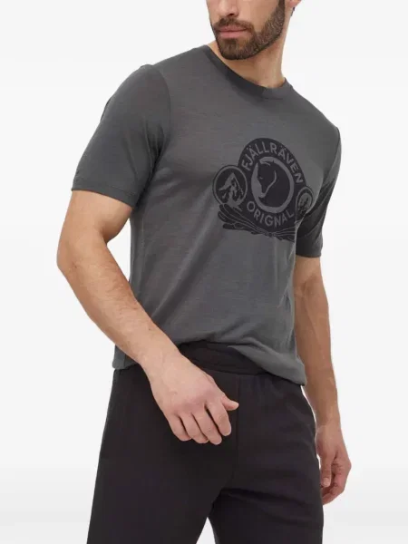 Tricou Fjall Raven cu autograf gri