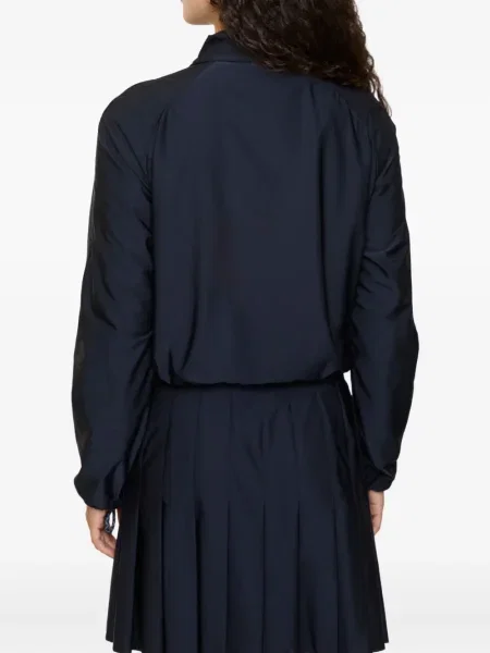 Geacă Burberry cu glugă albastru
