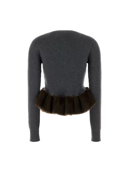 Sweter Stella Mccartney wełniany szary