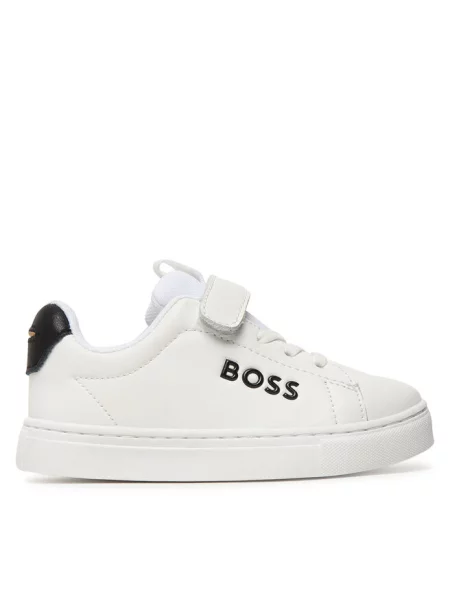 Sneakersy BOSS białe