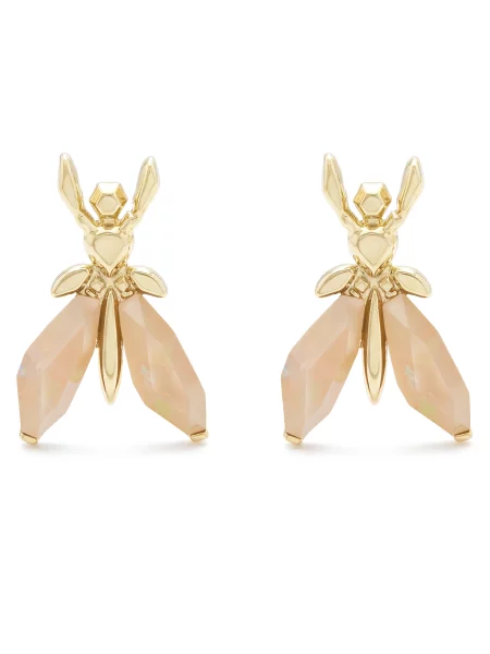 PATRIZIA PEPE Uhani zlata bež