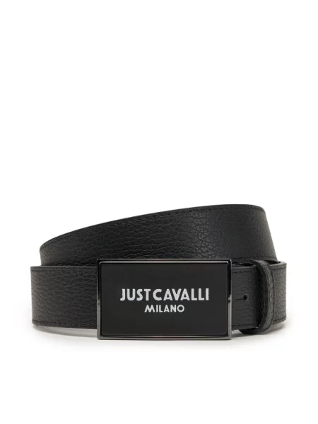 Pasek Just Cavalli czarny