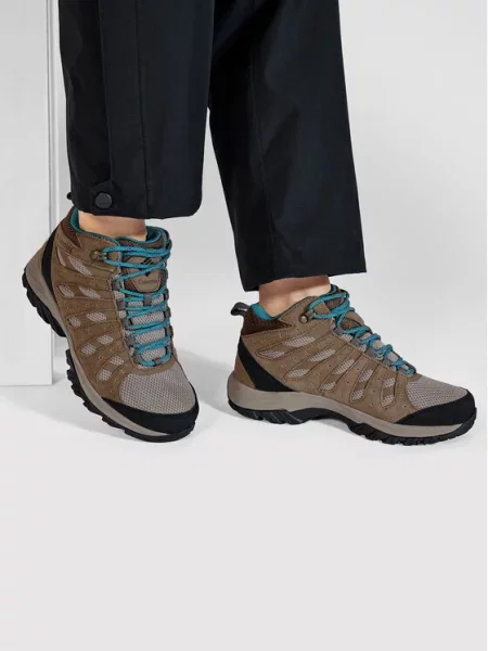 Columbia Παπούτσια πεζοπορίας Redmond III Mid Waterproof καφέ