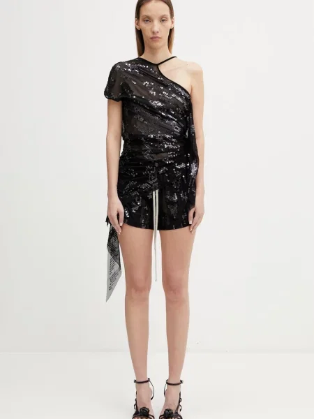 Rick Owens Lilies асиметрична блузка Tungsten