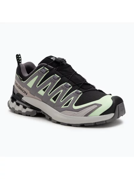 Běžecké boty Salomon XA PRO 3D V9 GTX black/patina green/gray violet černé