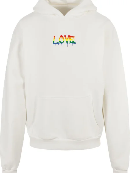 Palton Merchcode de lână alb