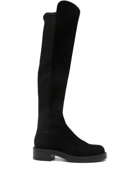Cizme Stuart Weitzman din piele de căprioară negru